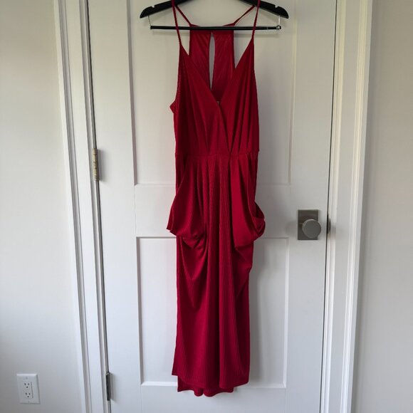 BCBG Red Dress- great for the holidays - Picture 2 of 4